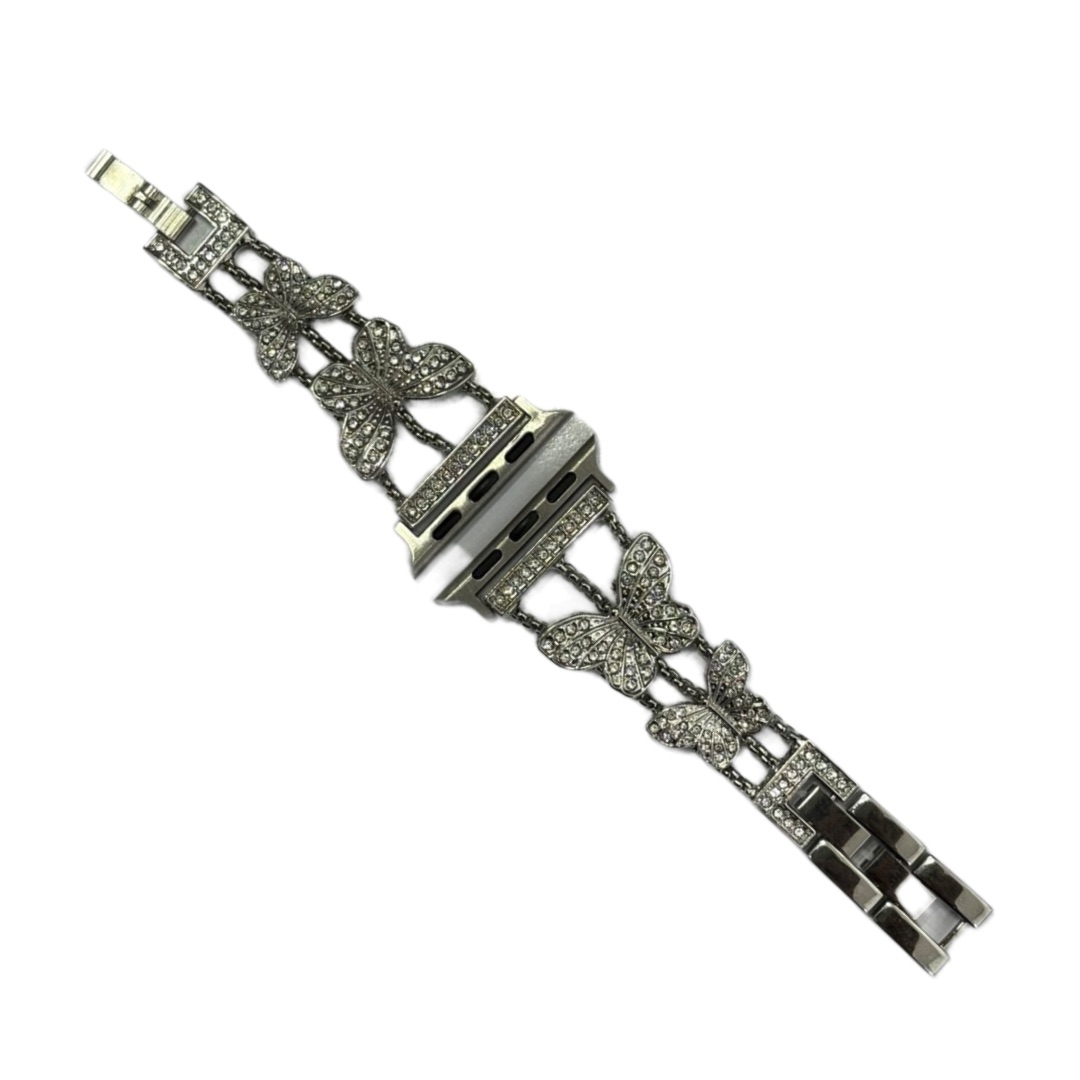 بند اپل واچ پروانه نگینی استیل