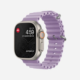 بند اپل واچ اوشن لوپ سیلیکونی ضد حساسیت بنفش