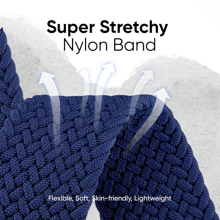 بند اپل واچ بافت پارچه ای وارداتی مناسب پاییز زمستان بهار تابستان