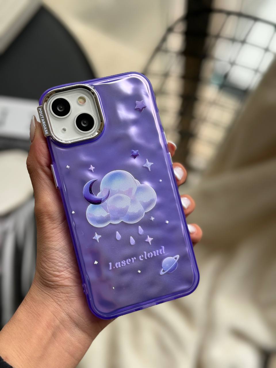 قاب فانتزی آیفون رنگ بنفش