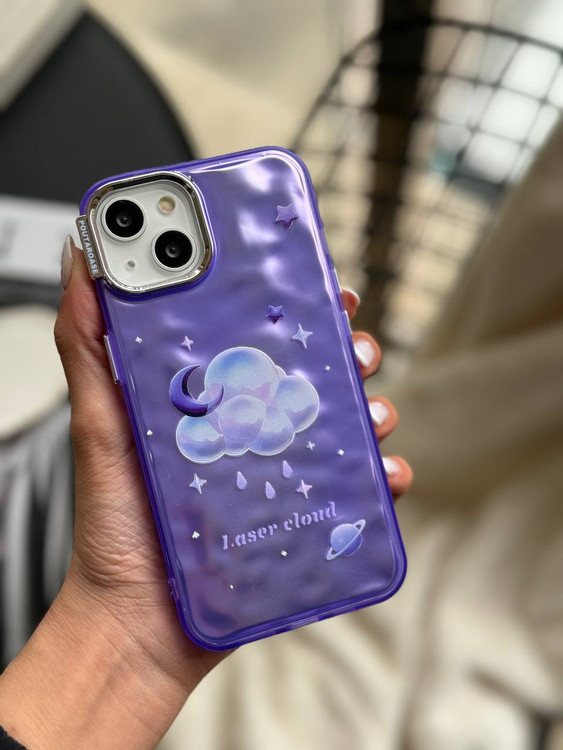 قاب فانتزی آیفون رنگ بنفش