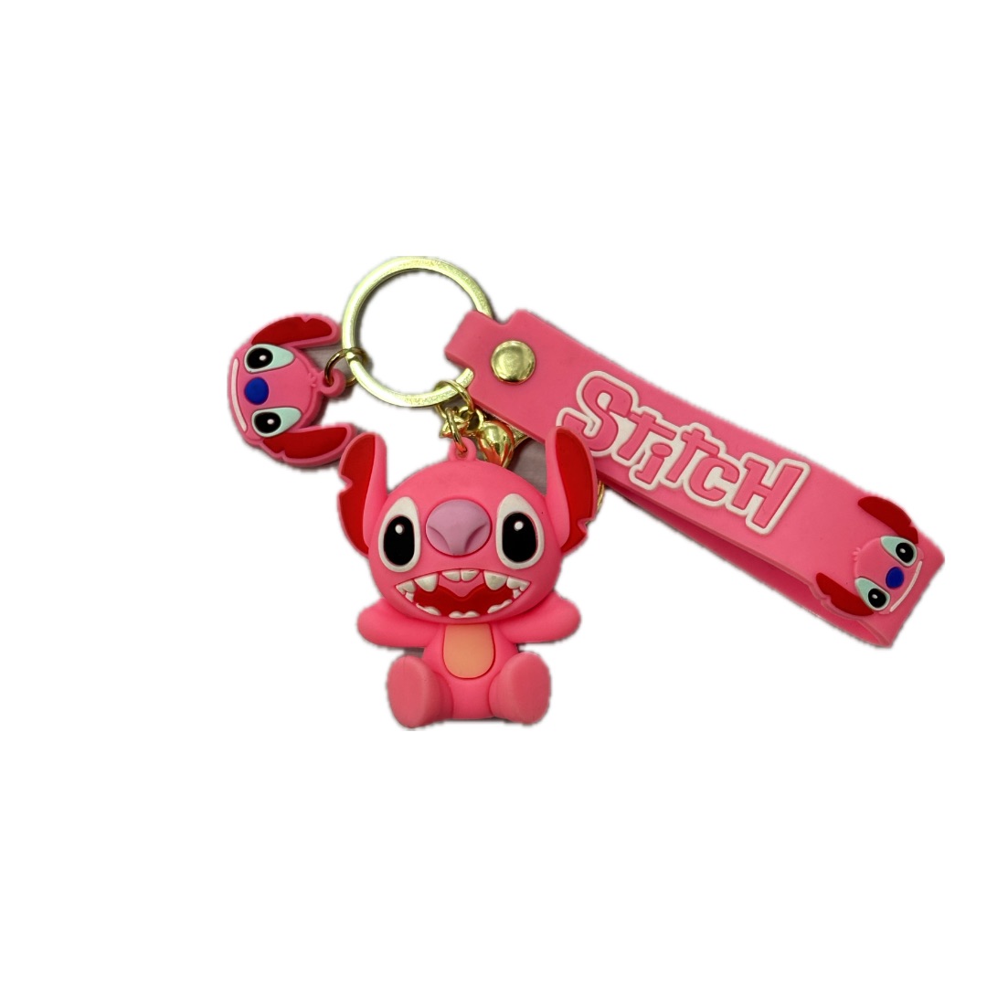 جاکلیدی استیچ صورتی دخترانه