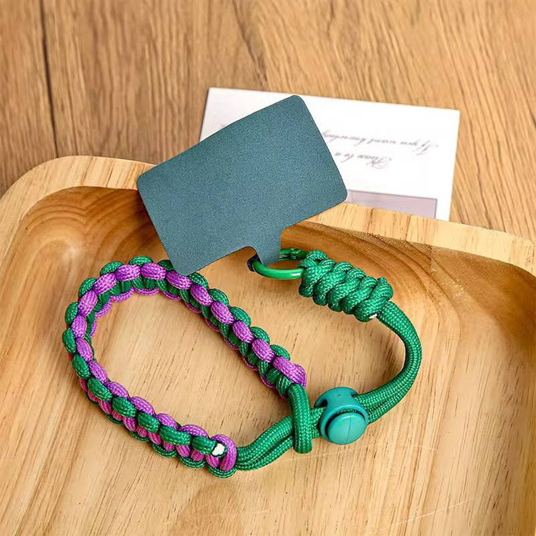 آویز موبایل طنابی سبز