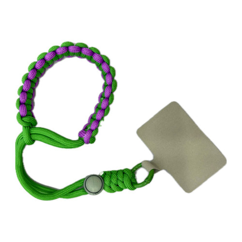 آویز بند طنابی بافت بنفش