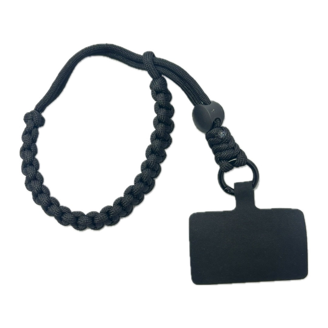 بند آویز موبایل طرح بافت مشکی