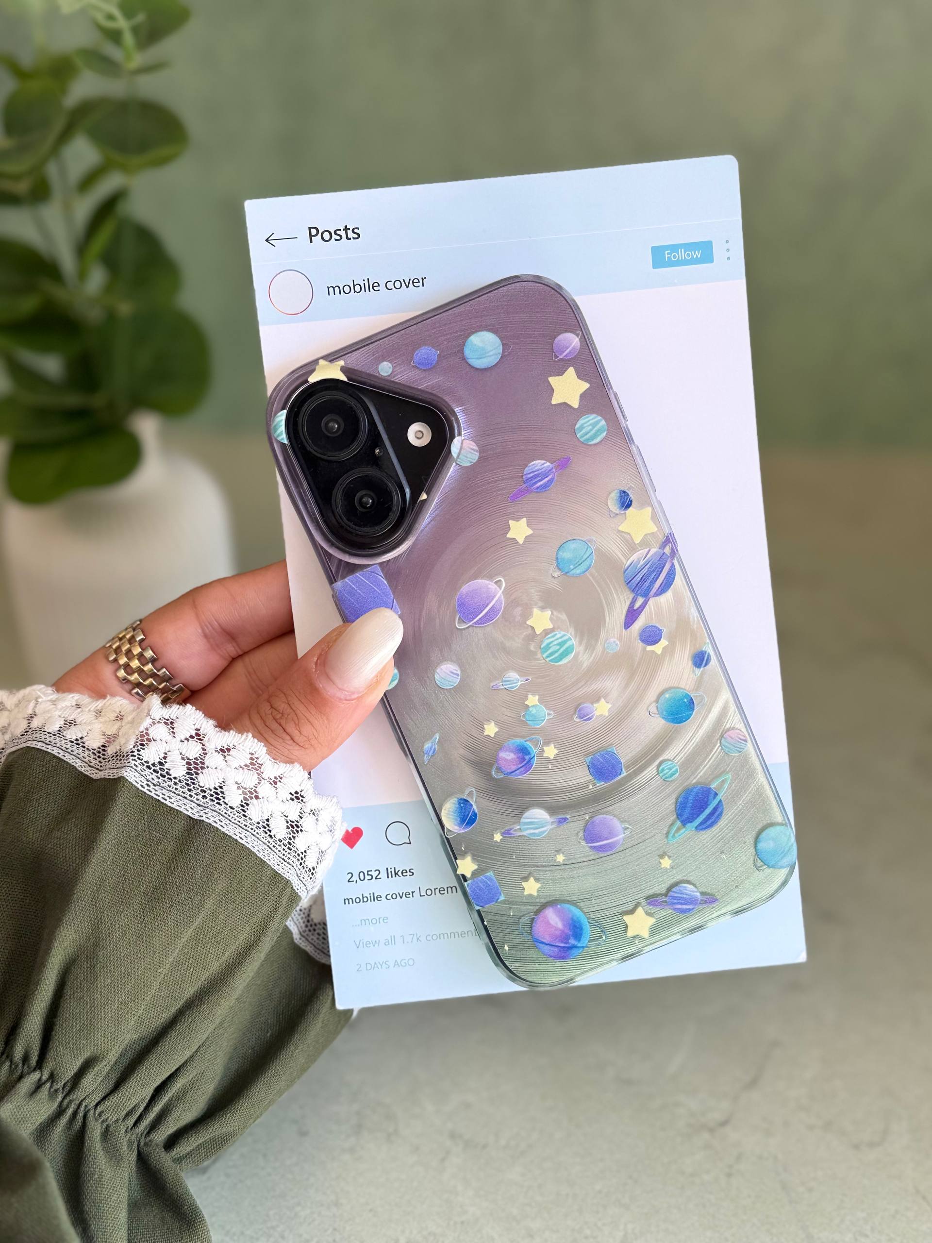 قاب آیفون طرح فضا