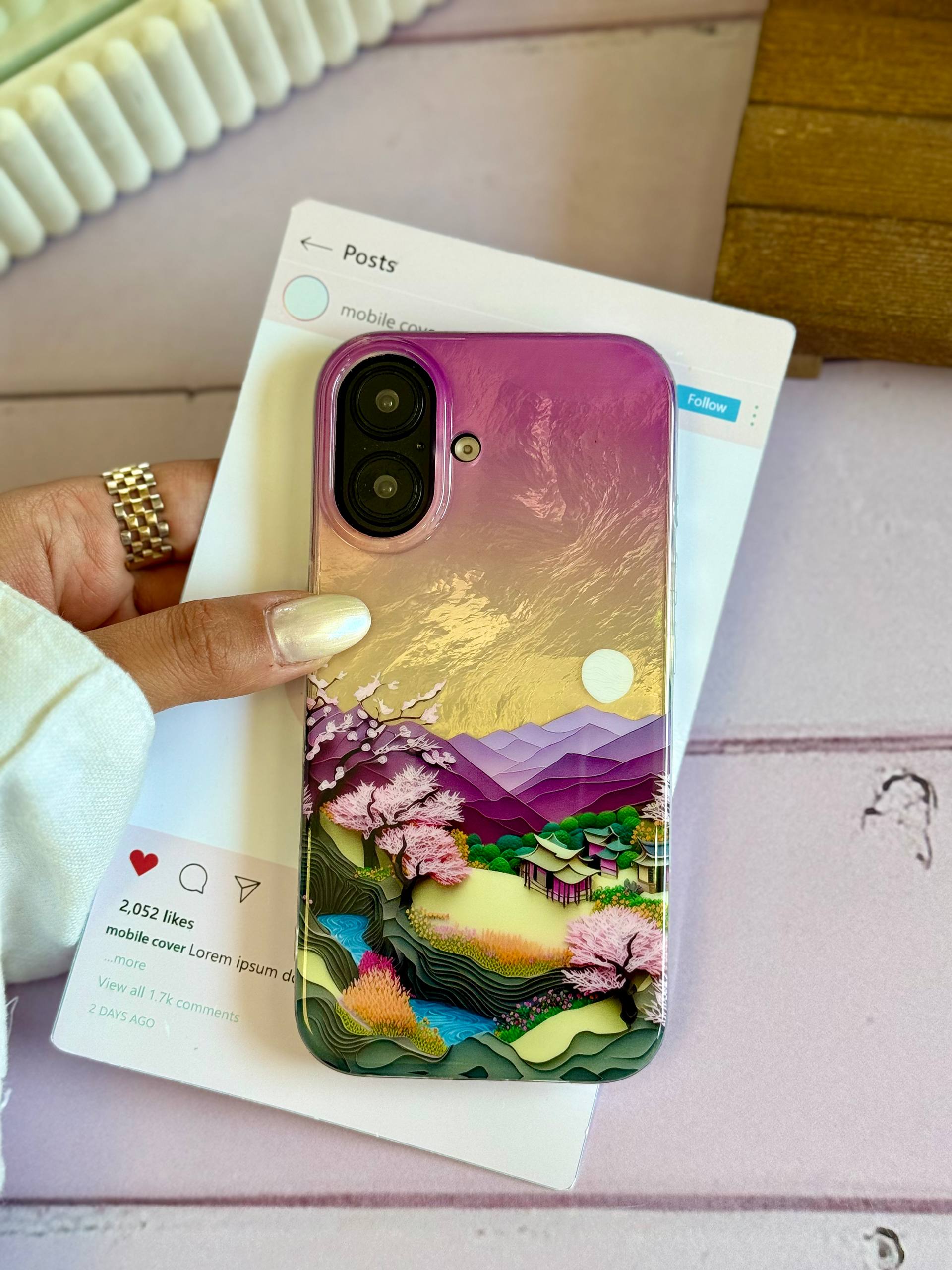 قاب درخت ساکورا شکوفه گیلاس ژاپنی