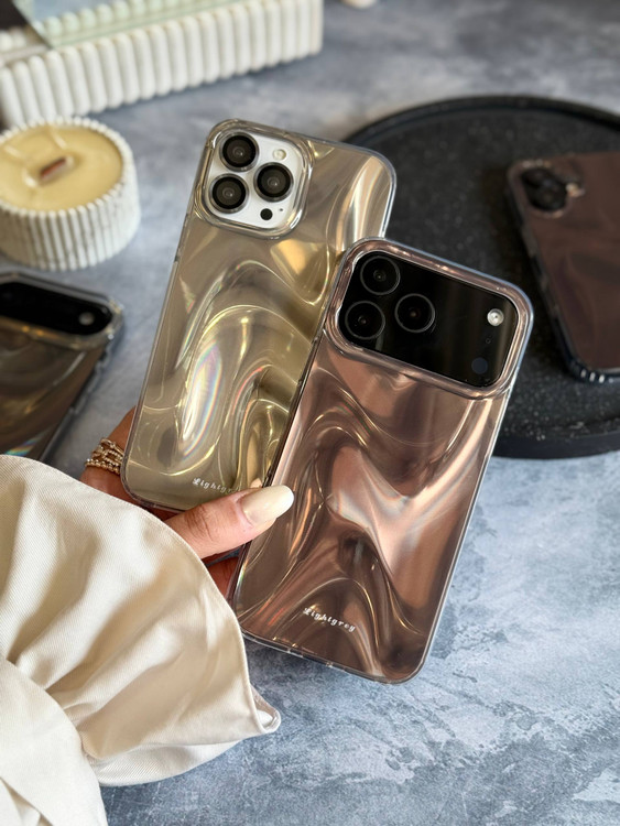 قاب آیفون رنگ قهپه ای