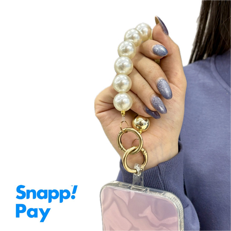 آویز موبایل مروارید و طلا