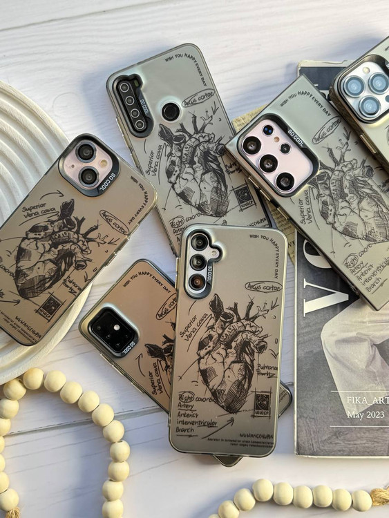 قاب آیفون socool طرح آناتومی قلب