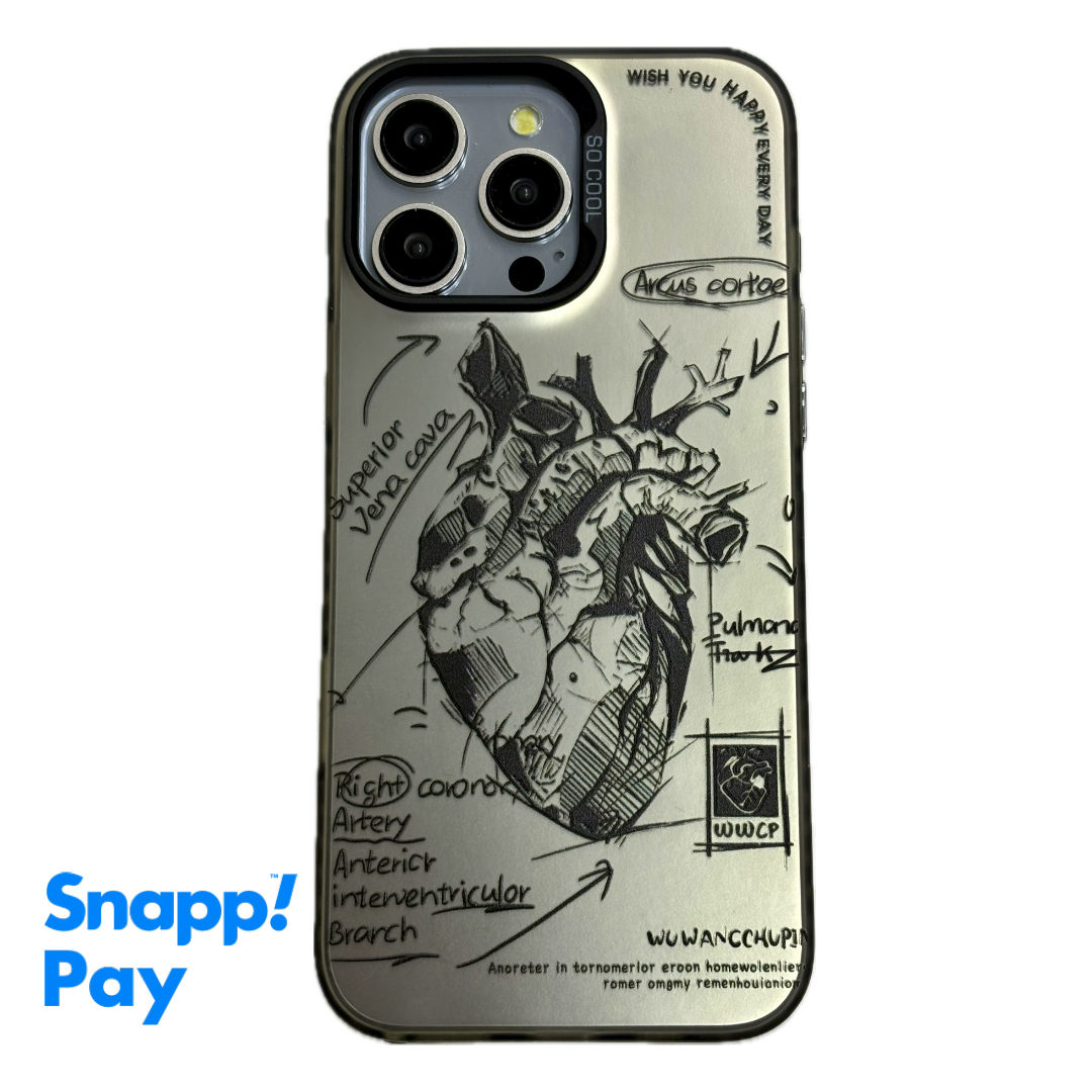 قاب آیفون طرح قلب مردانه