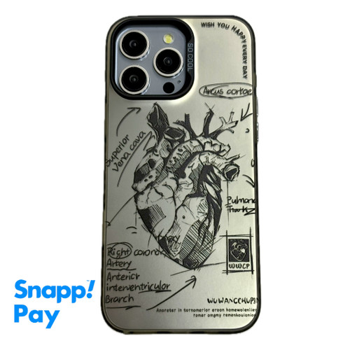 قاب آیفون طرح قلب مردانه