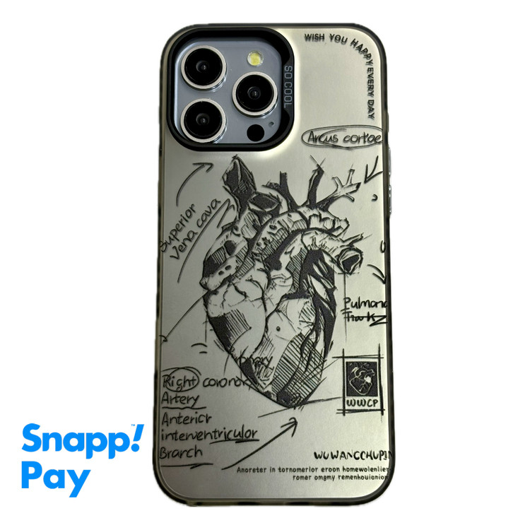 قاب آیفون طرح قلب مردانه