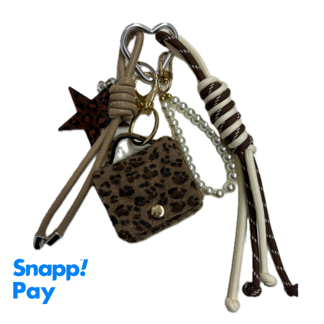 کاور ایرپاد پلنگی مخملی آویز کیف