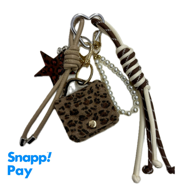 کاور ایرپاد پلنگی مخملی آویز کیف