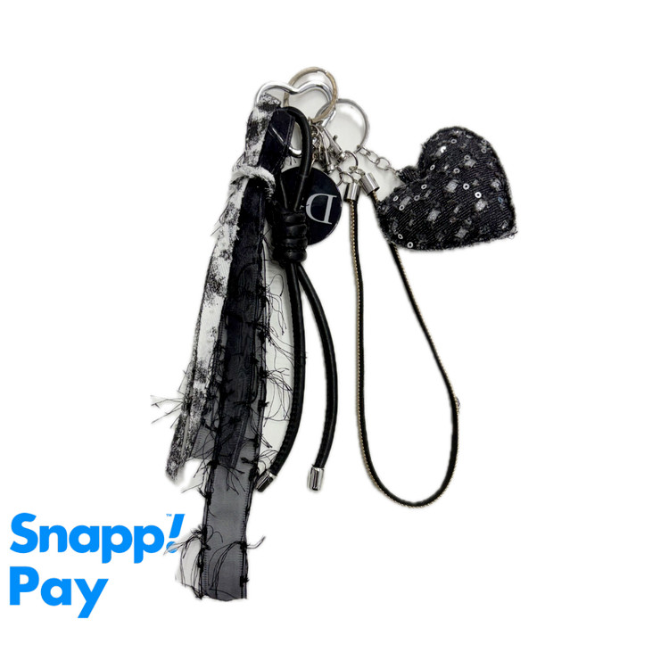 چارم بگ آویز کیف مناسب کیف مشکی و سفید و قهوه ای دیور