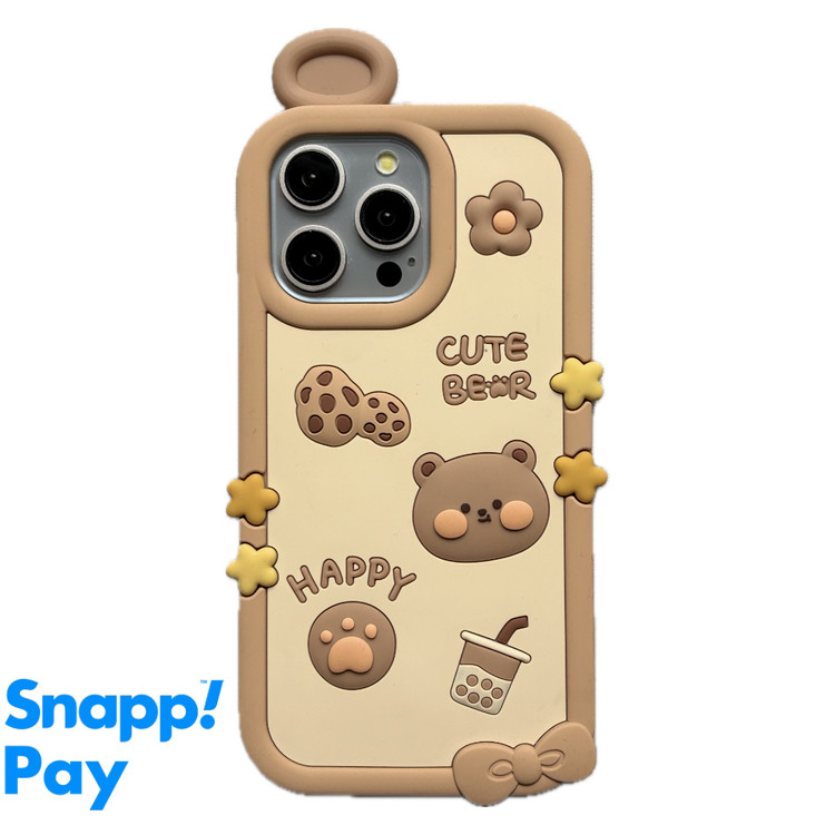 خرید قاب آیفون عروسکی cute bear اورجینال کاورسین