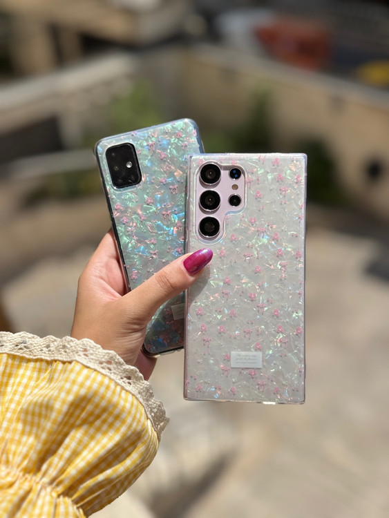 قاب فانتزی آیفون 7 پلاس و 8 پلاس طرح گل و ریبون (پاپیون) کاورسین