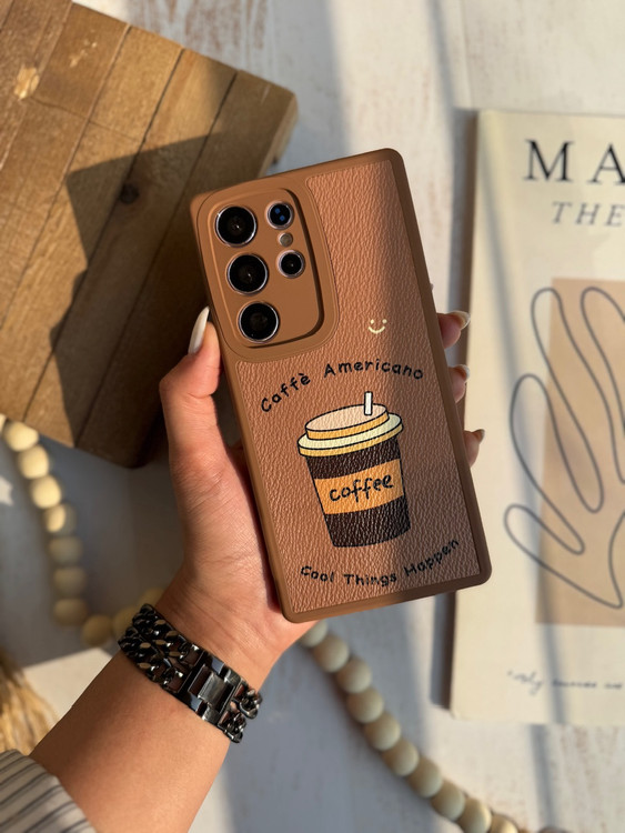 بستهبندی و اصالت کالا قاب آیفون طرح Caffè americano در کاورسین