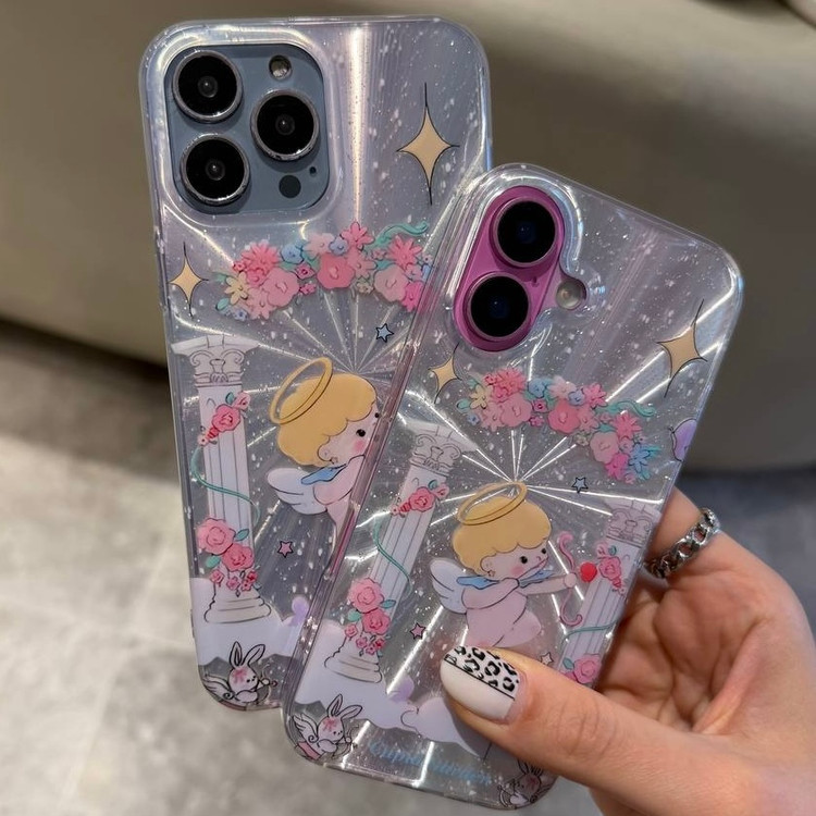 قیمت کاور گوشی آیفون طرح فرشته کوچولو شاین در فروشگاه کاورسین
