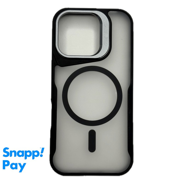 قاب آیفون New Zone کیس پرو استندی مدل iPhone 16 Pro مگ سیف دار پشت مات