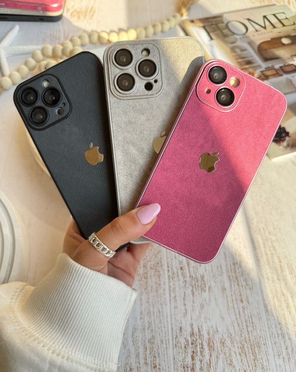 قاب گوشی آیفون طرح راینو استون رنگ طوسی